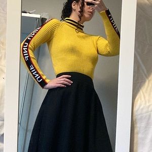 UNIF yellow knit sweater